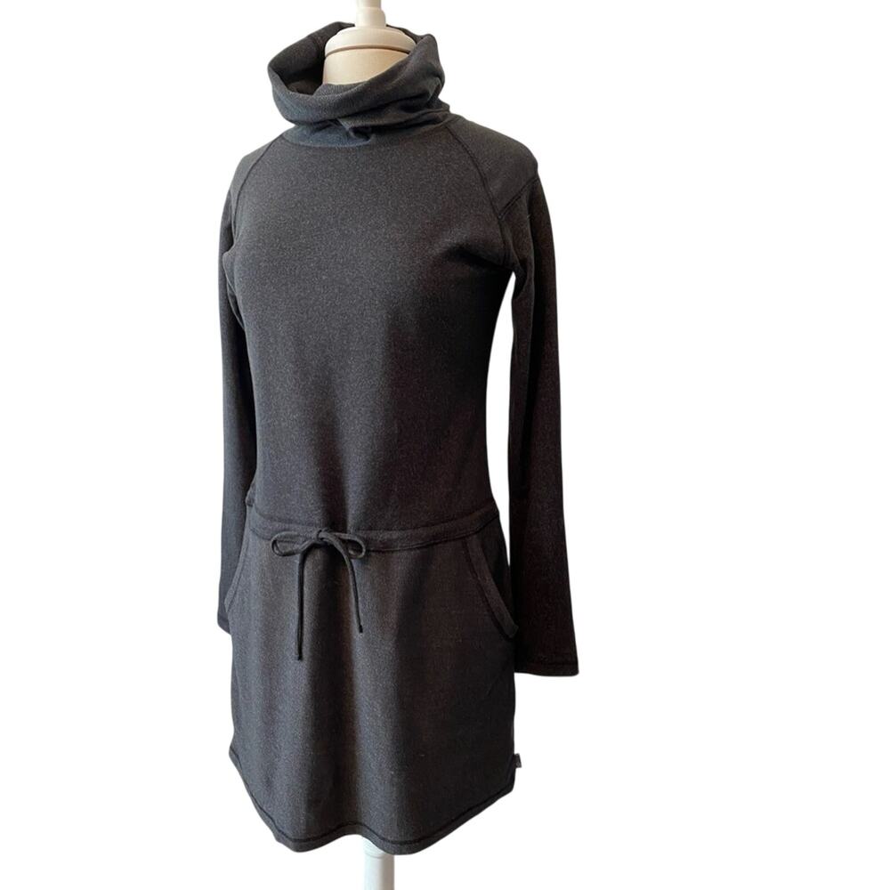 Mountain Hardwear Women's Sm Cowl Neck Dress Colorblock Grey Outdoors Athleisure - Picture 1 of 13